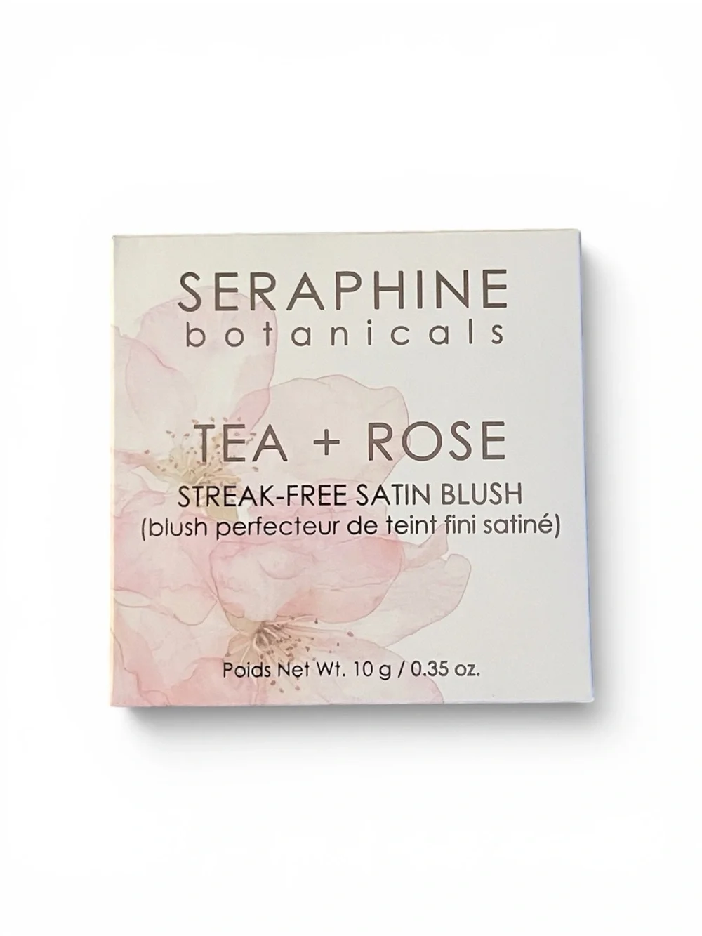 Seraphine Botanicals Tea + Rose Satin Blush Pomegranate NIB